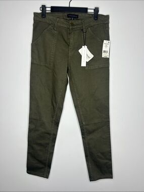 Sanctuary Admiral Skinny Utility Pants Fatigue Olive Green Size 27